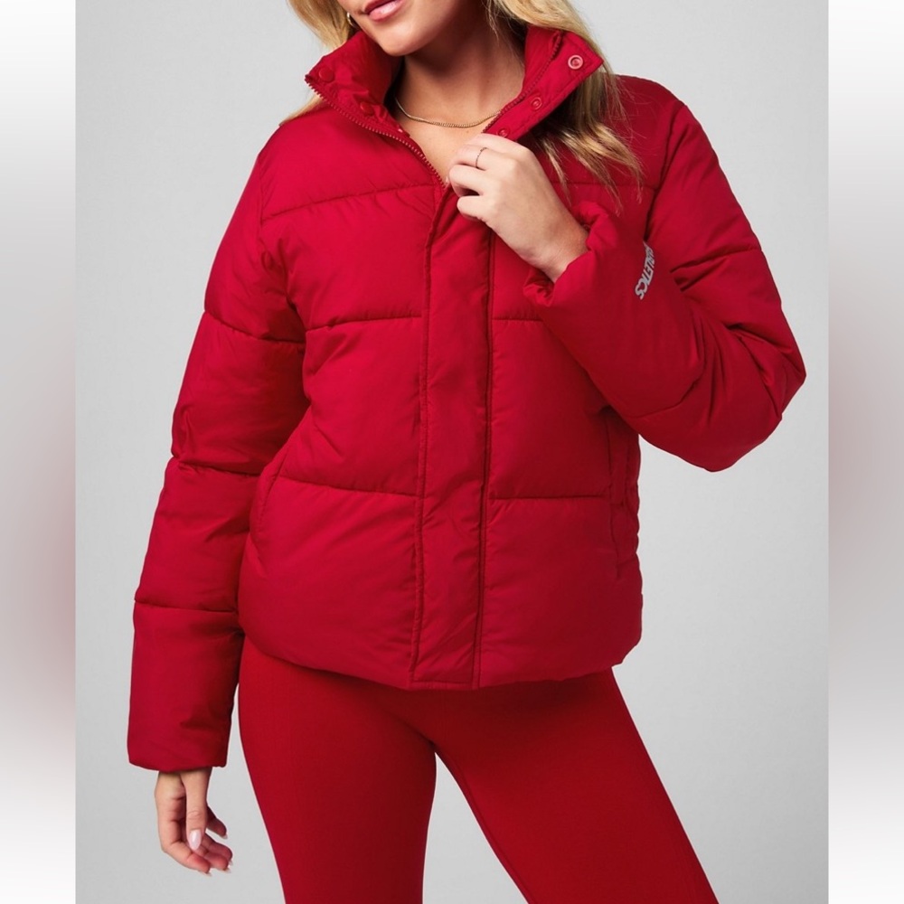Fabletics essential puffer jacket & sculpt knit c… - image 2